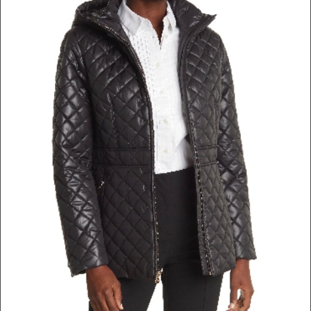 Kate Spade New York Hooded Quilted Jacket. Firm price